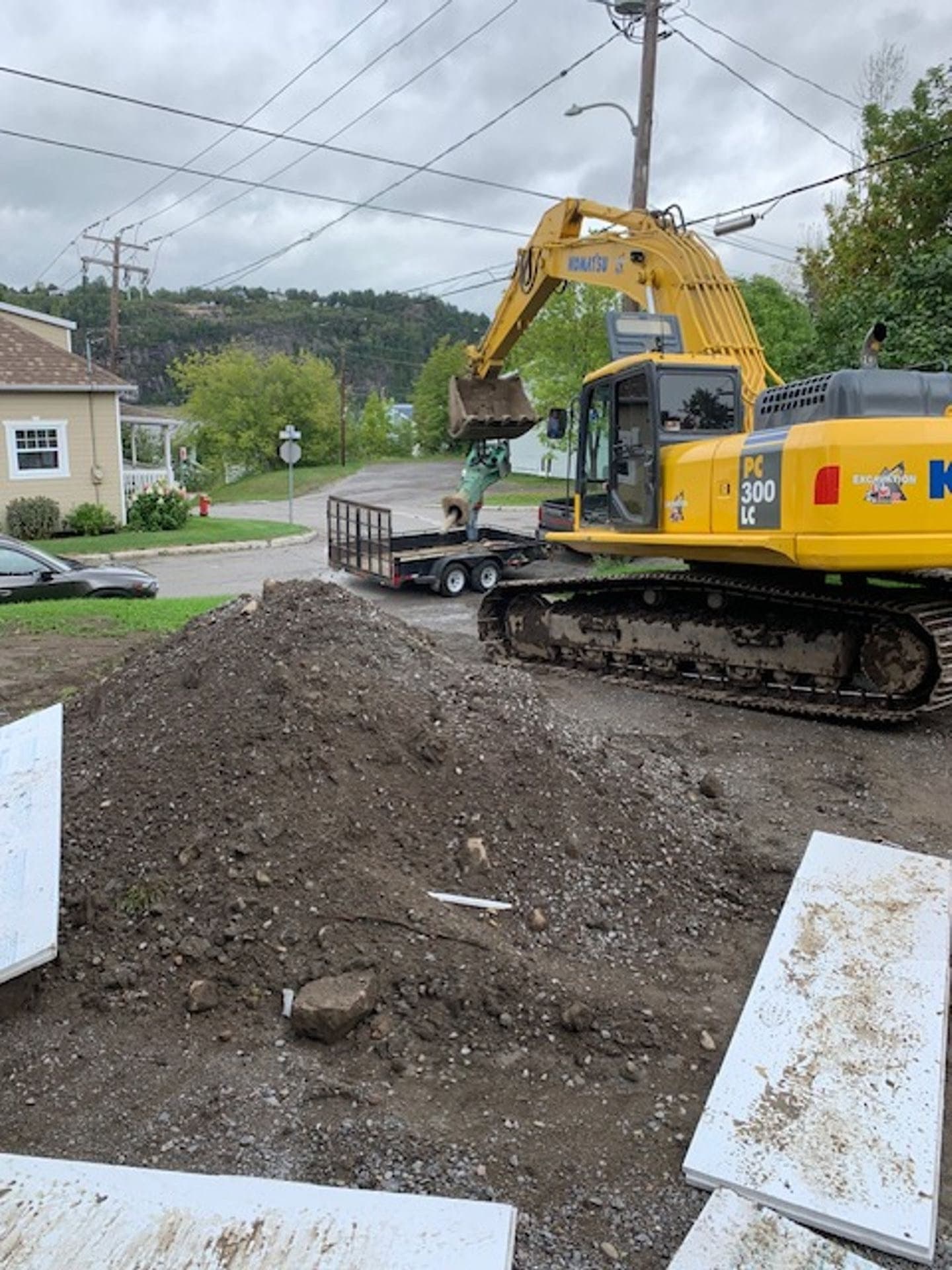 Excavation de fondation